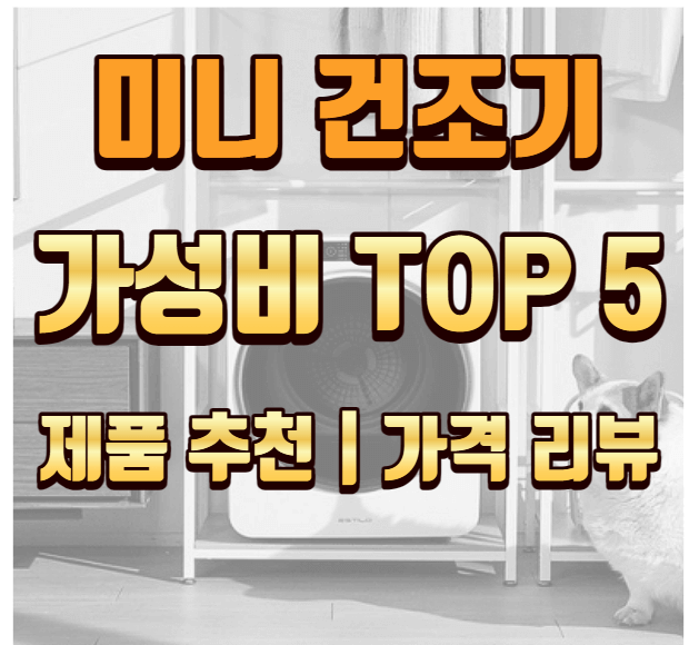 미니건조기-인기 순위-TOP5-추천-미니건조기가격-리뷰-가성비