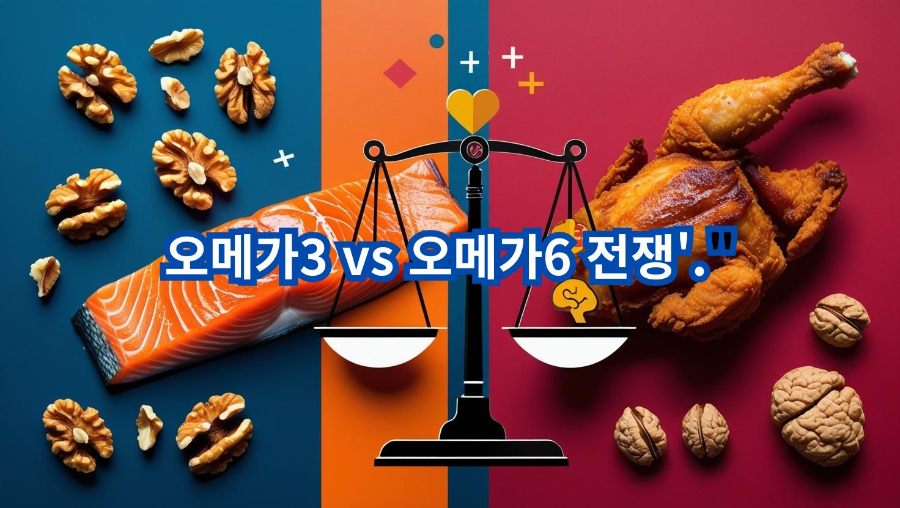 오메가3 vs 오메가6 전쟁'."