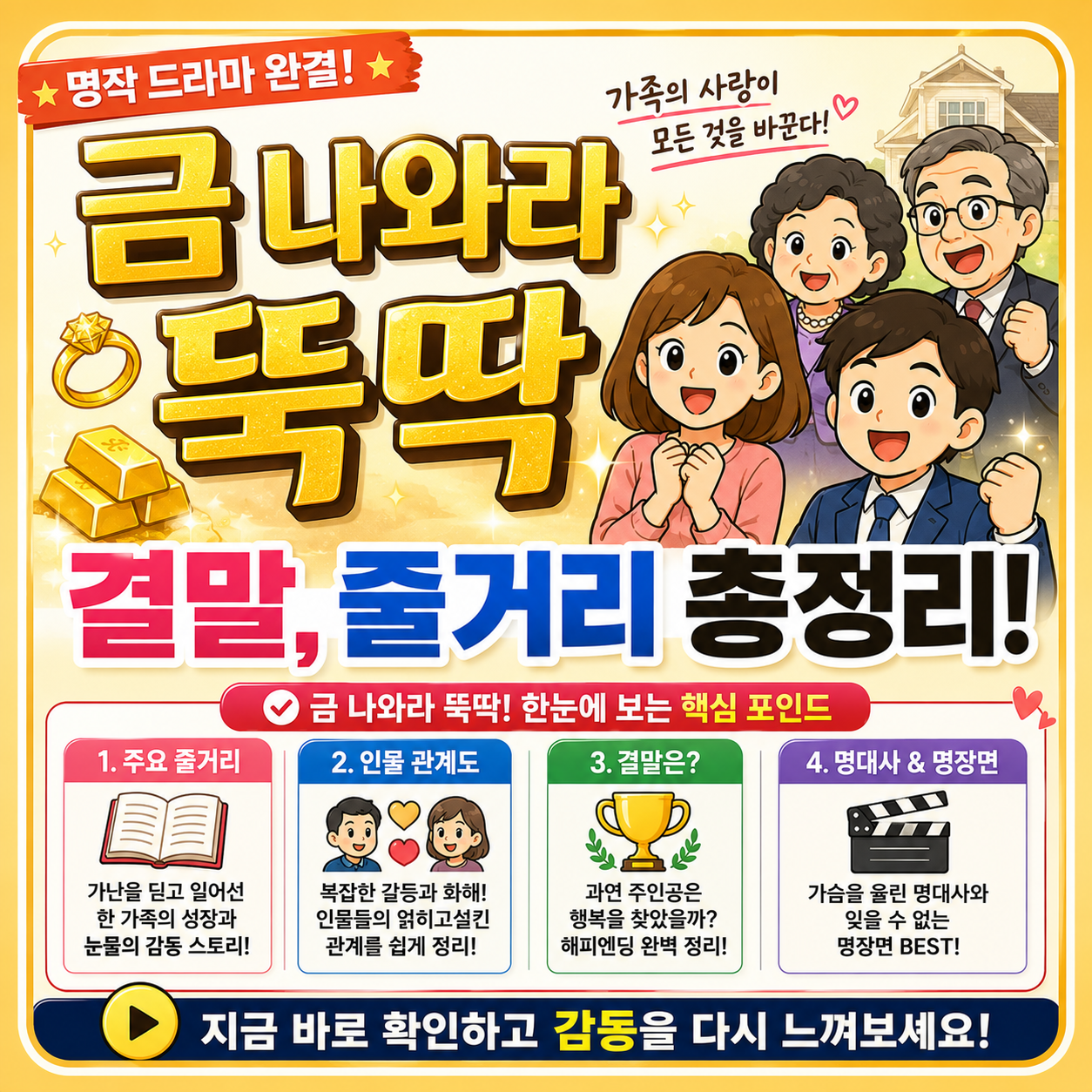금 나와라 뚝딱 결말 줄거리