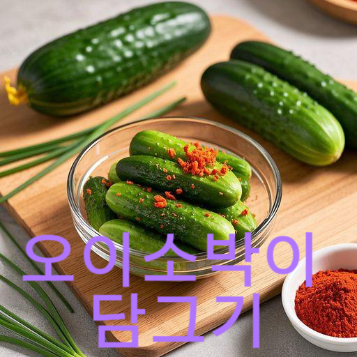 오이소박이 담그기