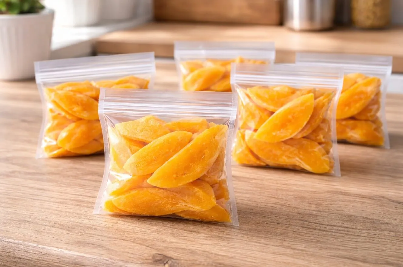 소분하여 냉장고에 보관하는 말린망고