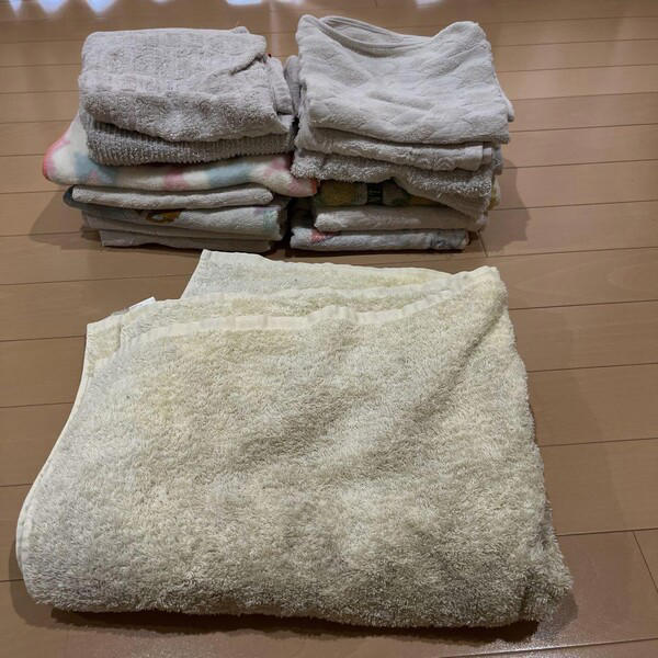 오래된 수건 재사용