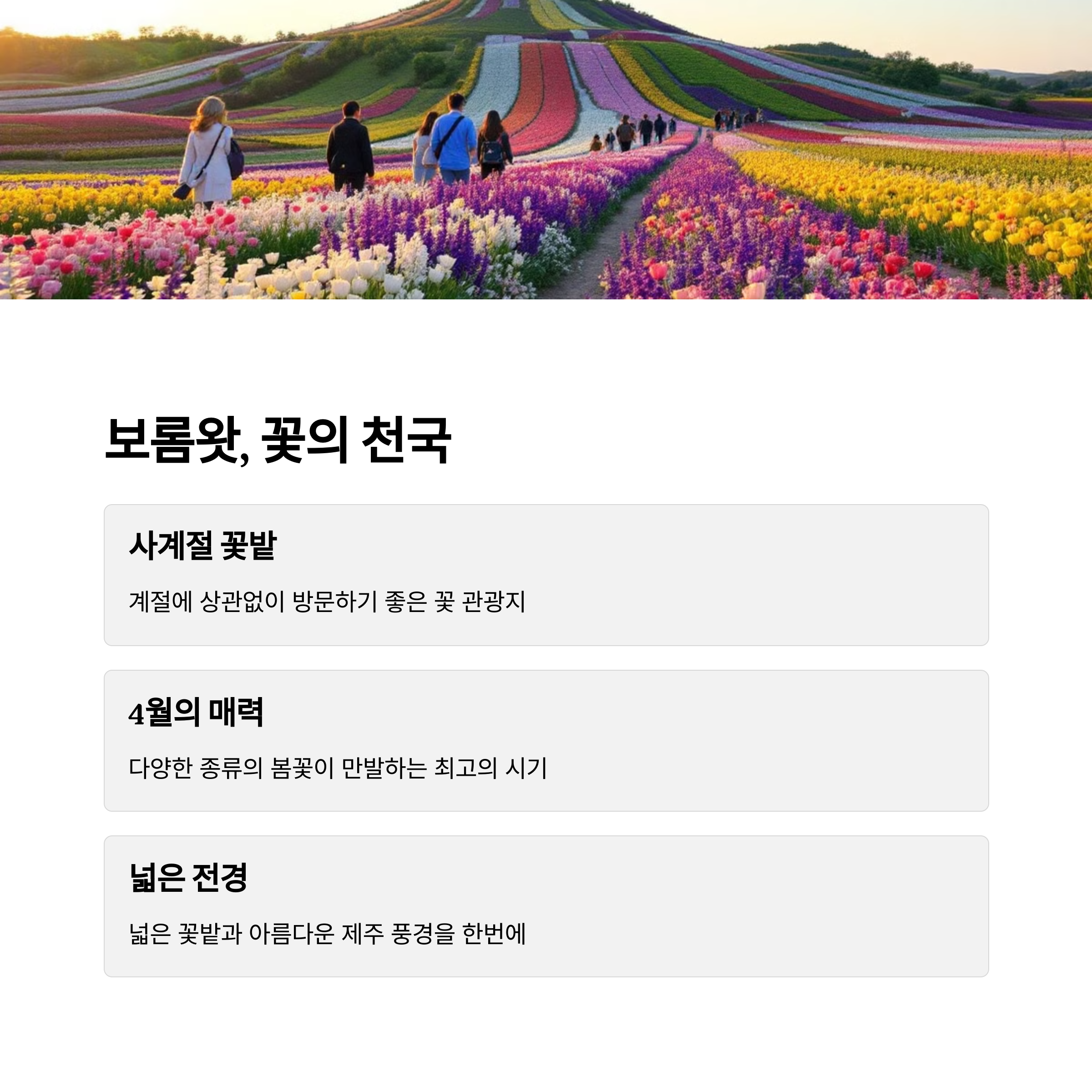 보롬왓 여행 추천코스