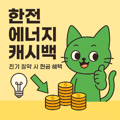 한전 에너지 캐시백 신청, 바로 신청하세요!