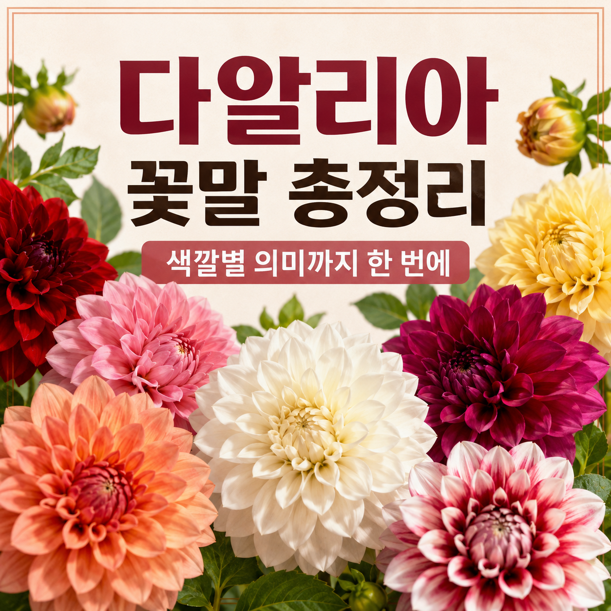 다알리아 꽃말