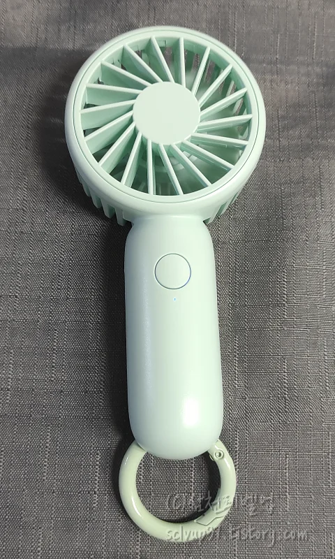 민트 미니 선풍기 실물