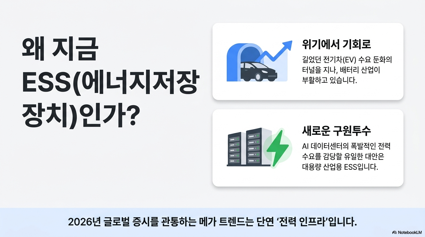2026년 하반기 ESS ETF 추천, 전력 대란 속 노다지 찾는 법