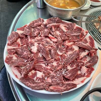 대전 연탄구이 소모듬 세트