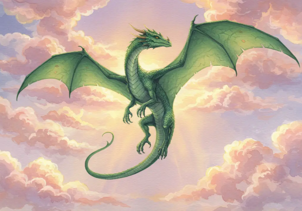 용이 하늘로 승천하는 꿈