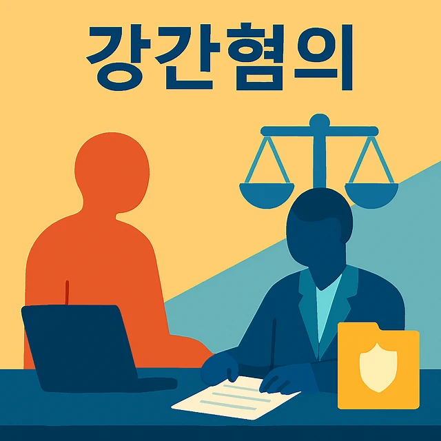 강간혐의, 강간형량