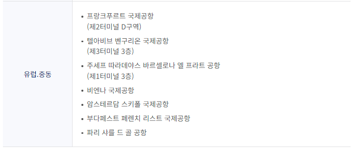 대한항공 키오스크 서비스 운영 공항