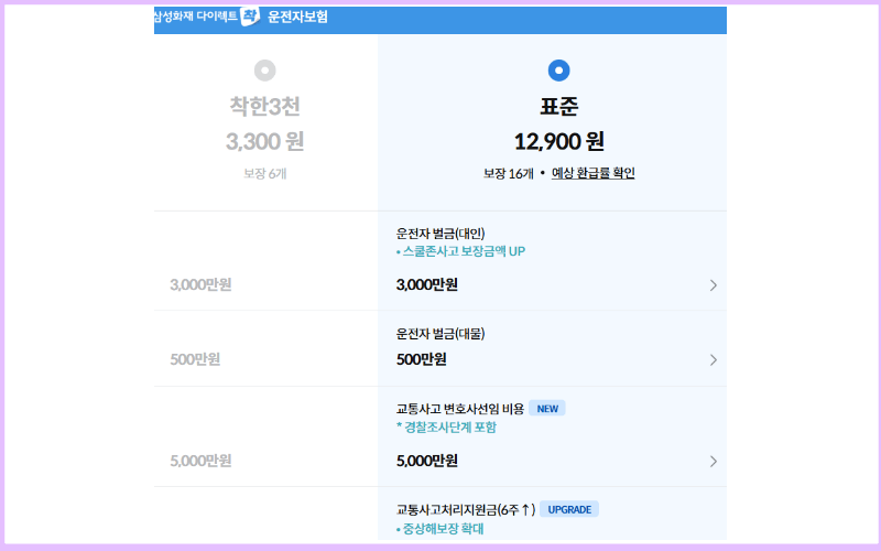 삼성화재-운전자보험