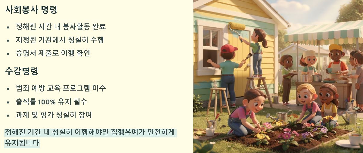징역1년 집행유예2년이란