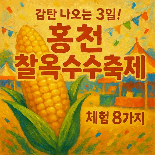 홍천 찰옥수수축제 3일간의 체험 프로그램 8가지와 맛집 정보