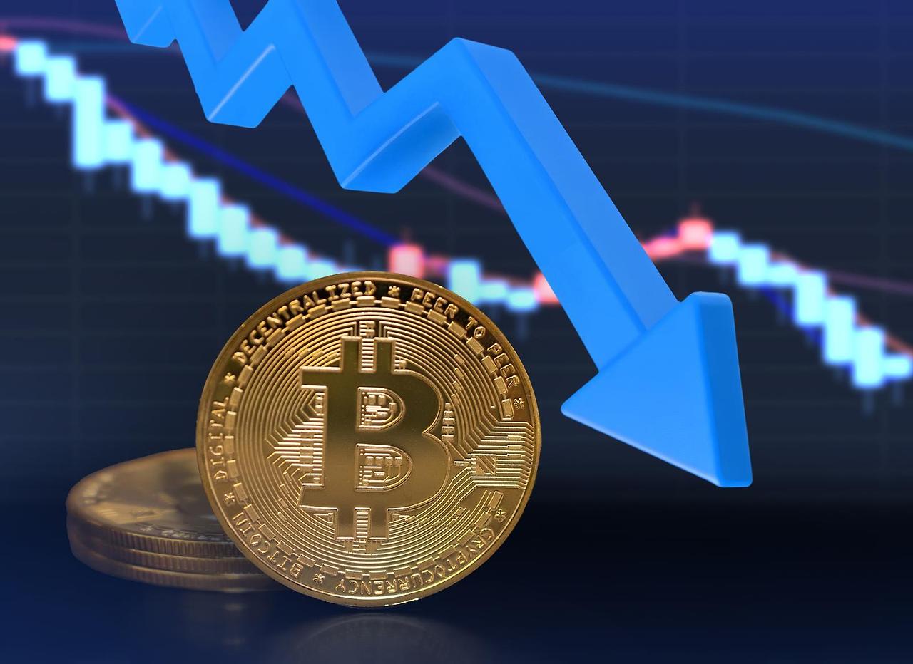 비트코인 하락그래프