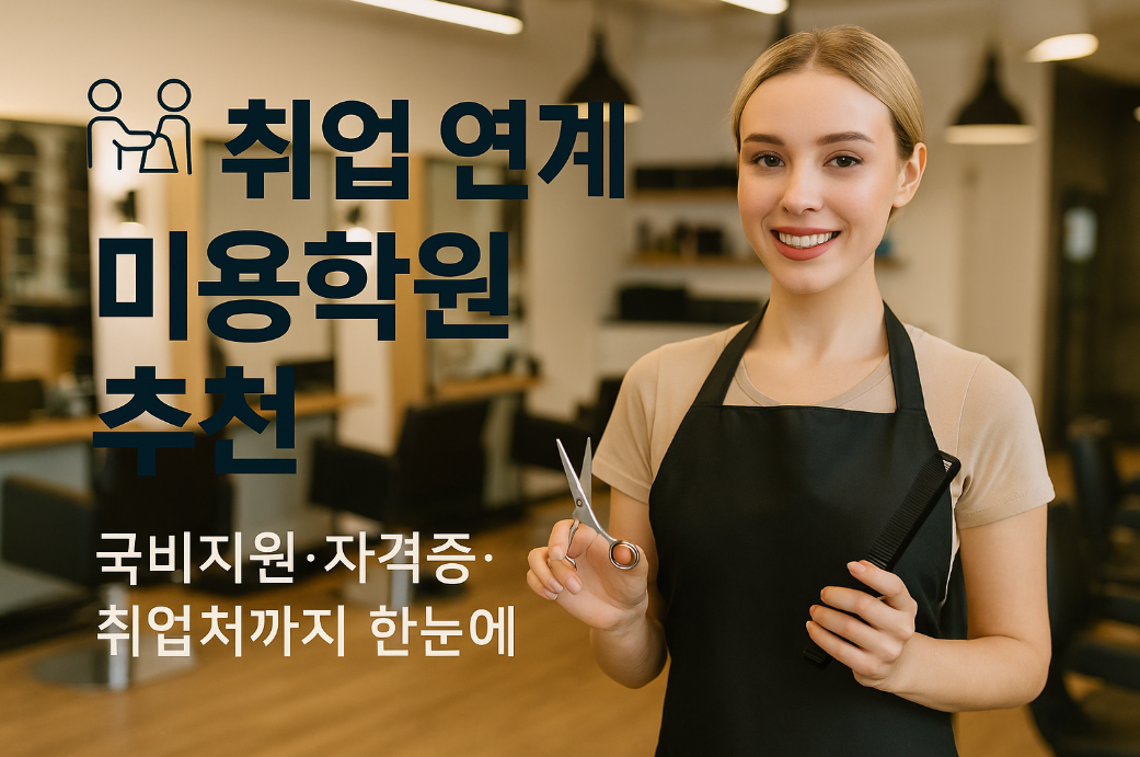 취업 연계 미용학원 추천