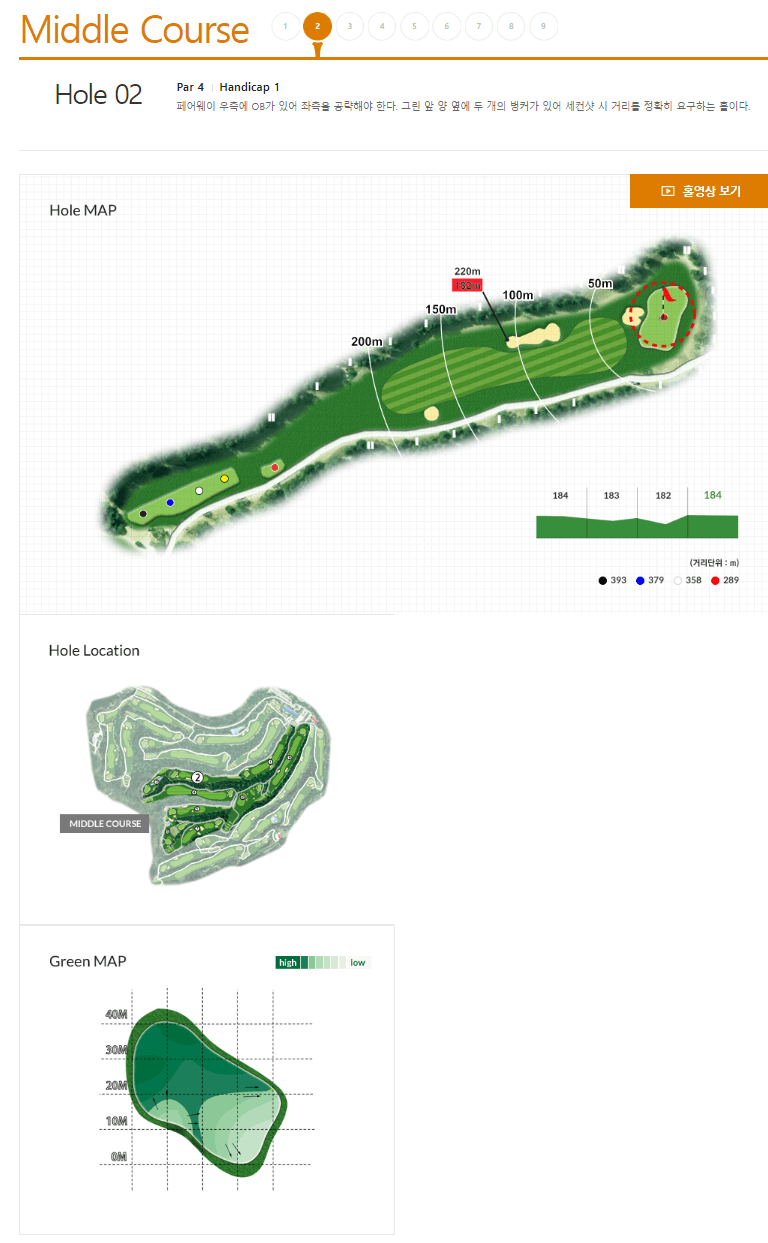 블루원 용인 CC 공략도 11