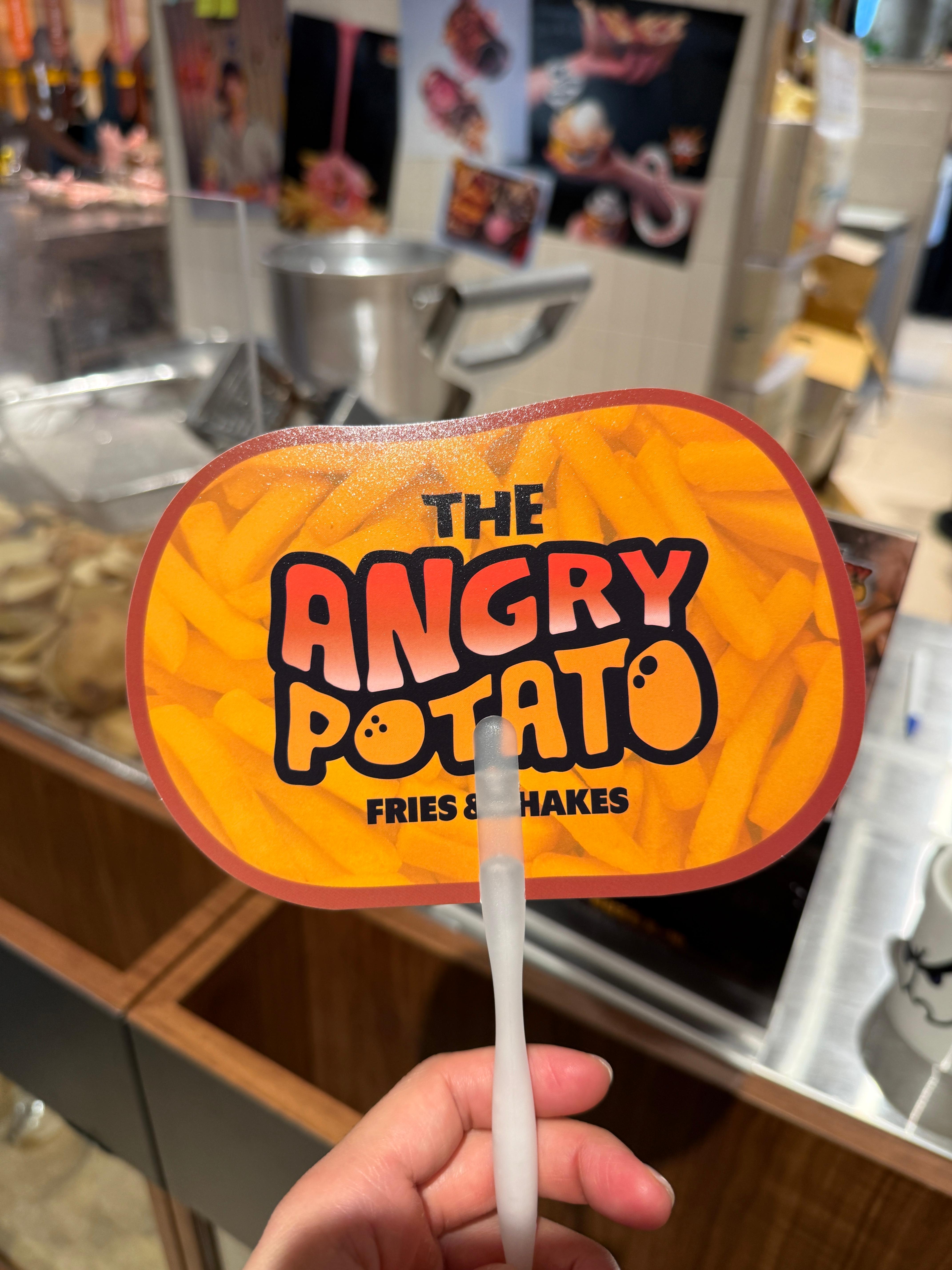 앵그리포테이토 내돈내산 후기 현대백화점 중동점 팝업 꿀조합 치폴레 폴드포크