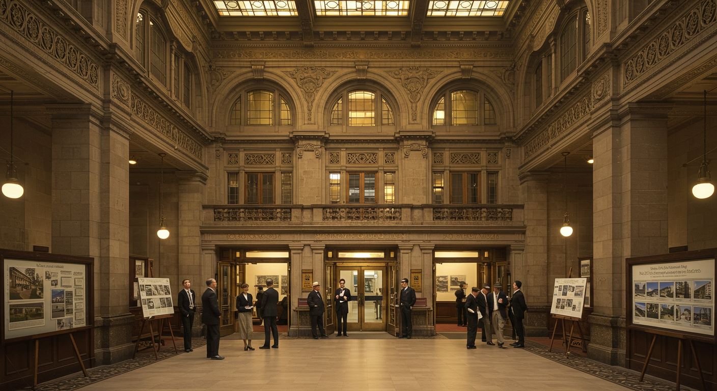 부동산 경매장 모습