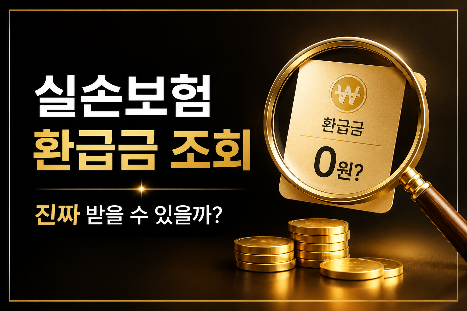 실손보험 환급금 조회 결과 0원이 나오는 이유와 실제 환급 대상 확인 방법, 숨은 보험금 조회 및 실비보험 환급 가능 여부 안내 Insurance Refund Check Guide