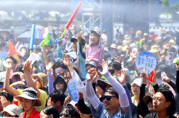 정남진 장흥 물축제