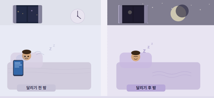 달리기가 수면의 질을 바꿔준 경험