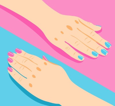 두 손 일러스트