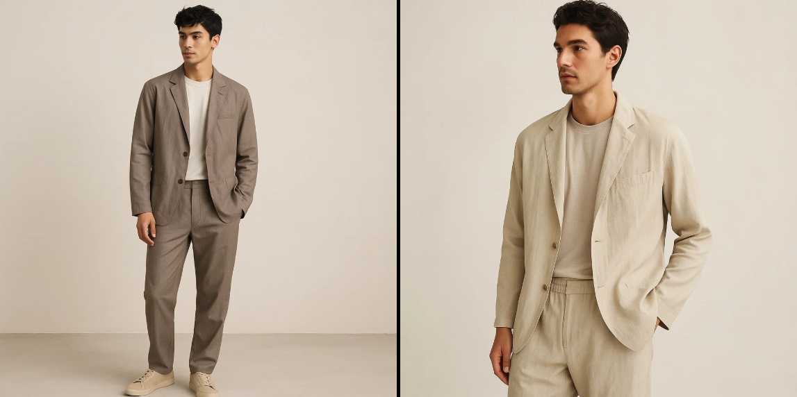 쿨 테일러링 룩 관련 이미지