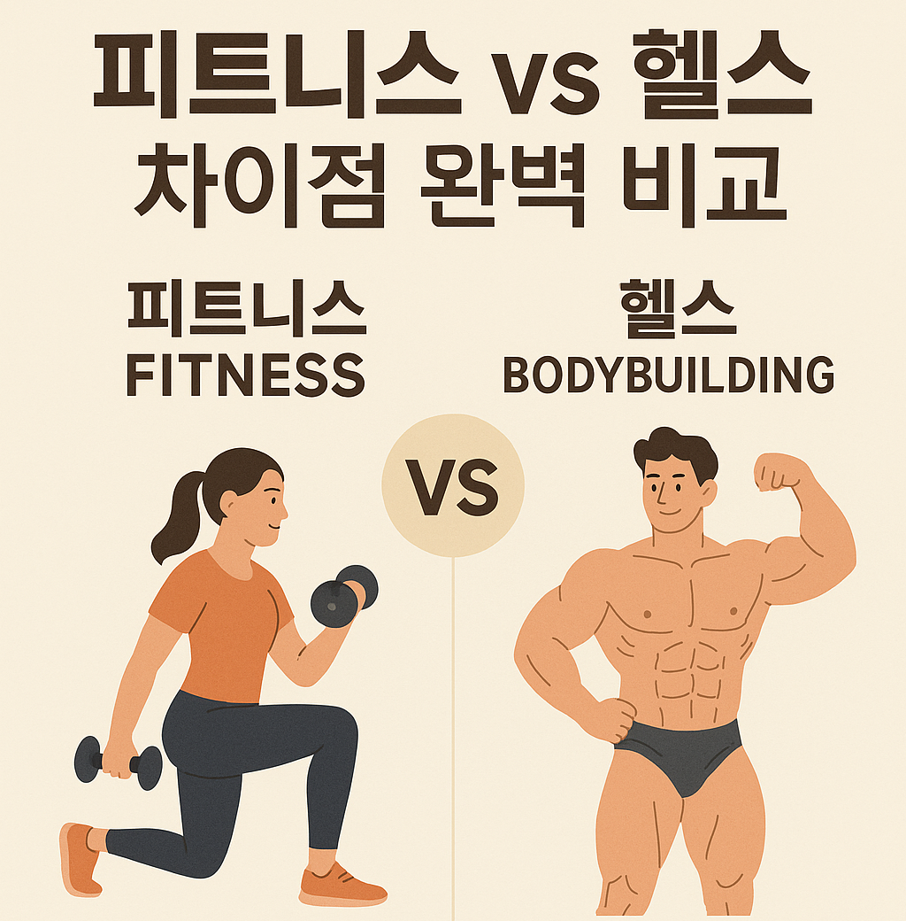 피트니스 vs 헬스