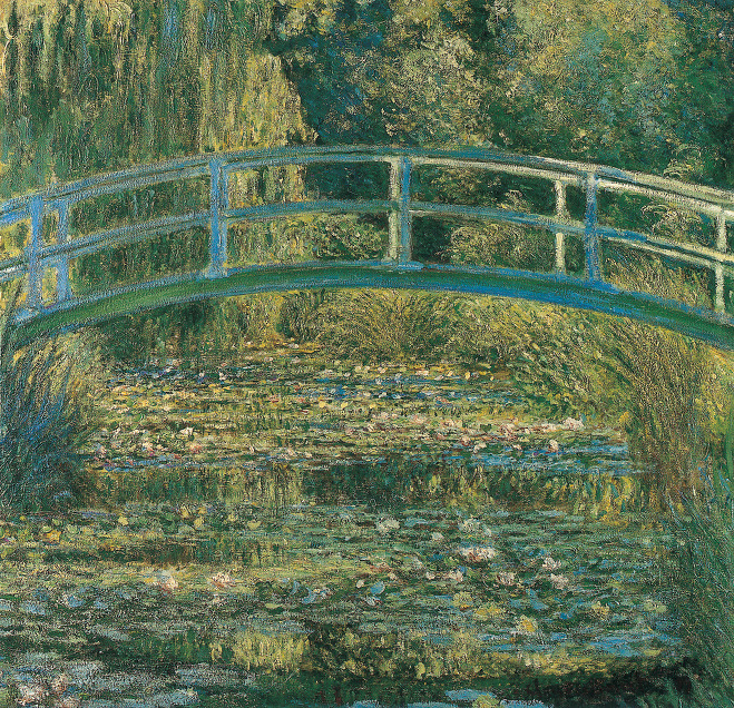 모네의 수련 사진