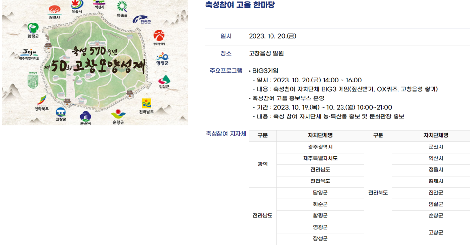 축성참여고을한마당