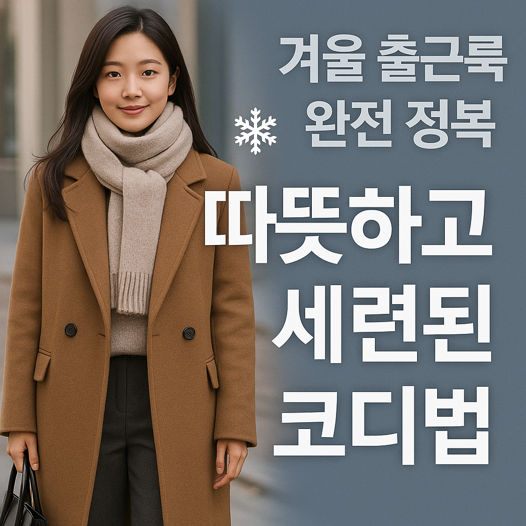 겨울 출근룩