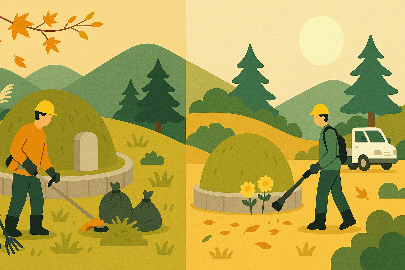 추석 벌초 대행 완벽 가이드: 신청 방법·비용 기준·업체 선택·안전 체크리스트