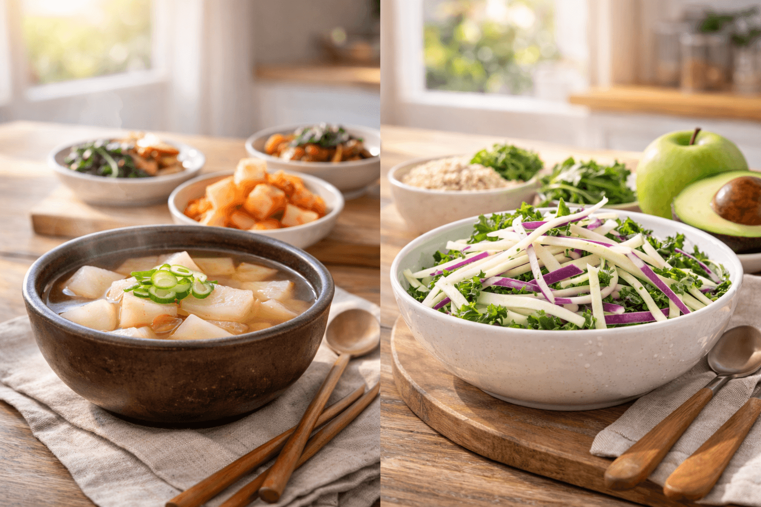 요리 활용도와 조리 방식 차이