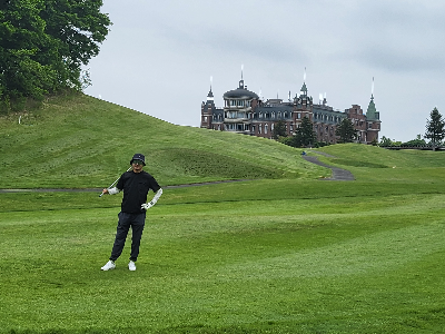 오타루 A-BRAND C.C 전경입니다 .아웃코스1번