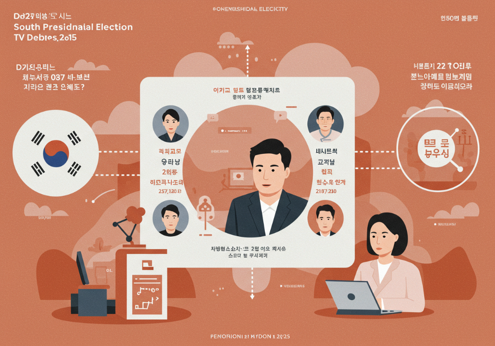 대선 토론 생방송 일정 지금 확인! 주요 후보자 정책 대결 날짜별 정리