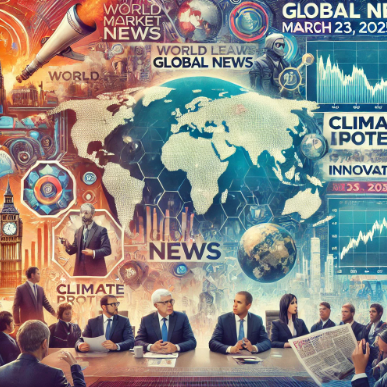 2025년 3월 23일 글로벌 경제 주요 이슈 (미국 금리, 중국 경기, 비트코인 상승)