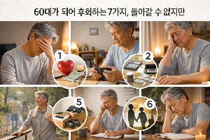 60대가 되어 후회하는 7가지