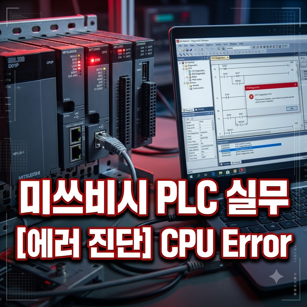 미쓰비시 PLC 실무 가이드: CPU Error(에러) 진단 및 추적 방법대안 제목