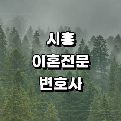 시흥시 이혼 변호사