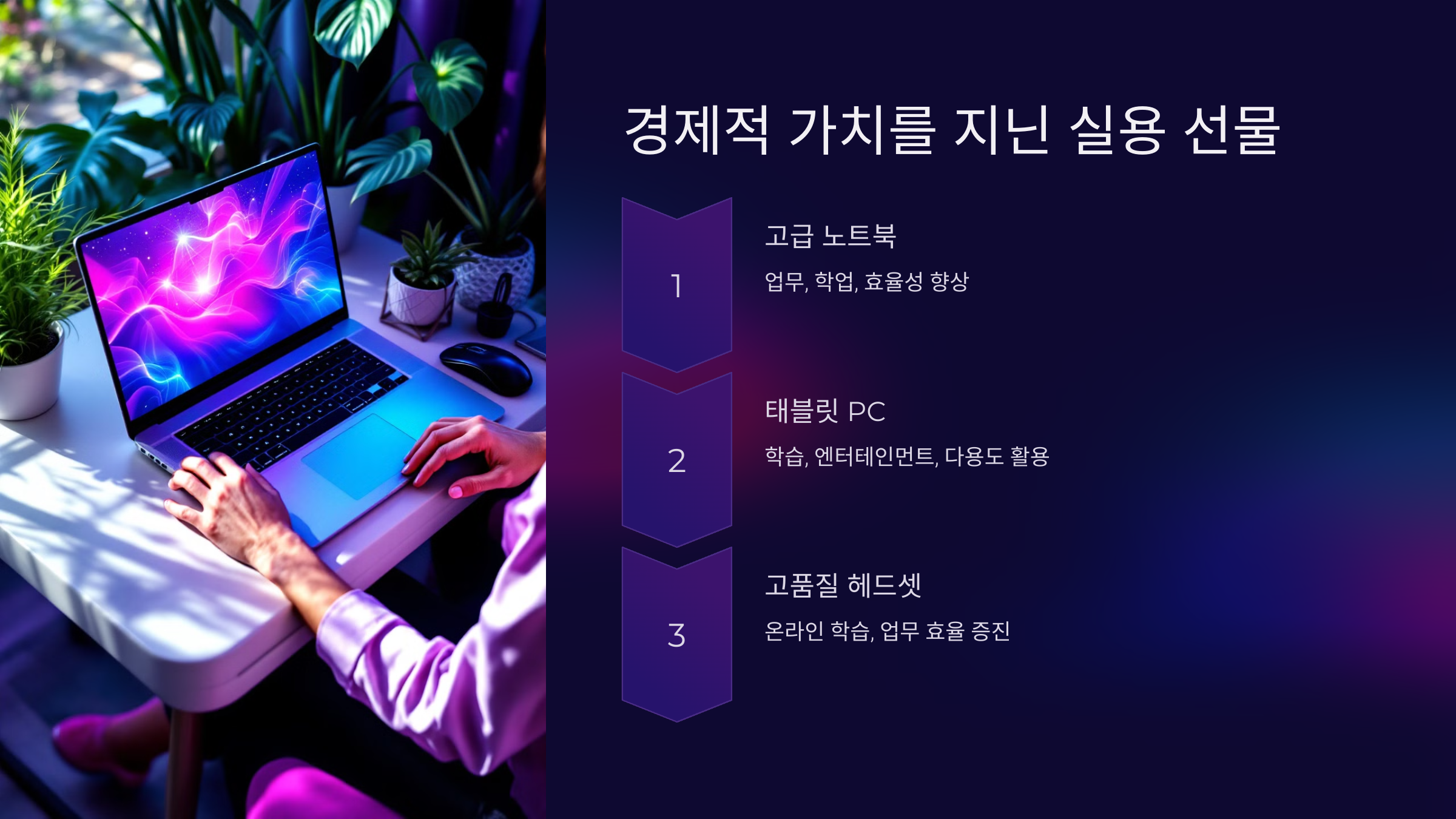 경제적 가치를 지닌 실용 선물