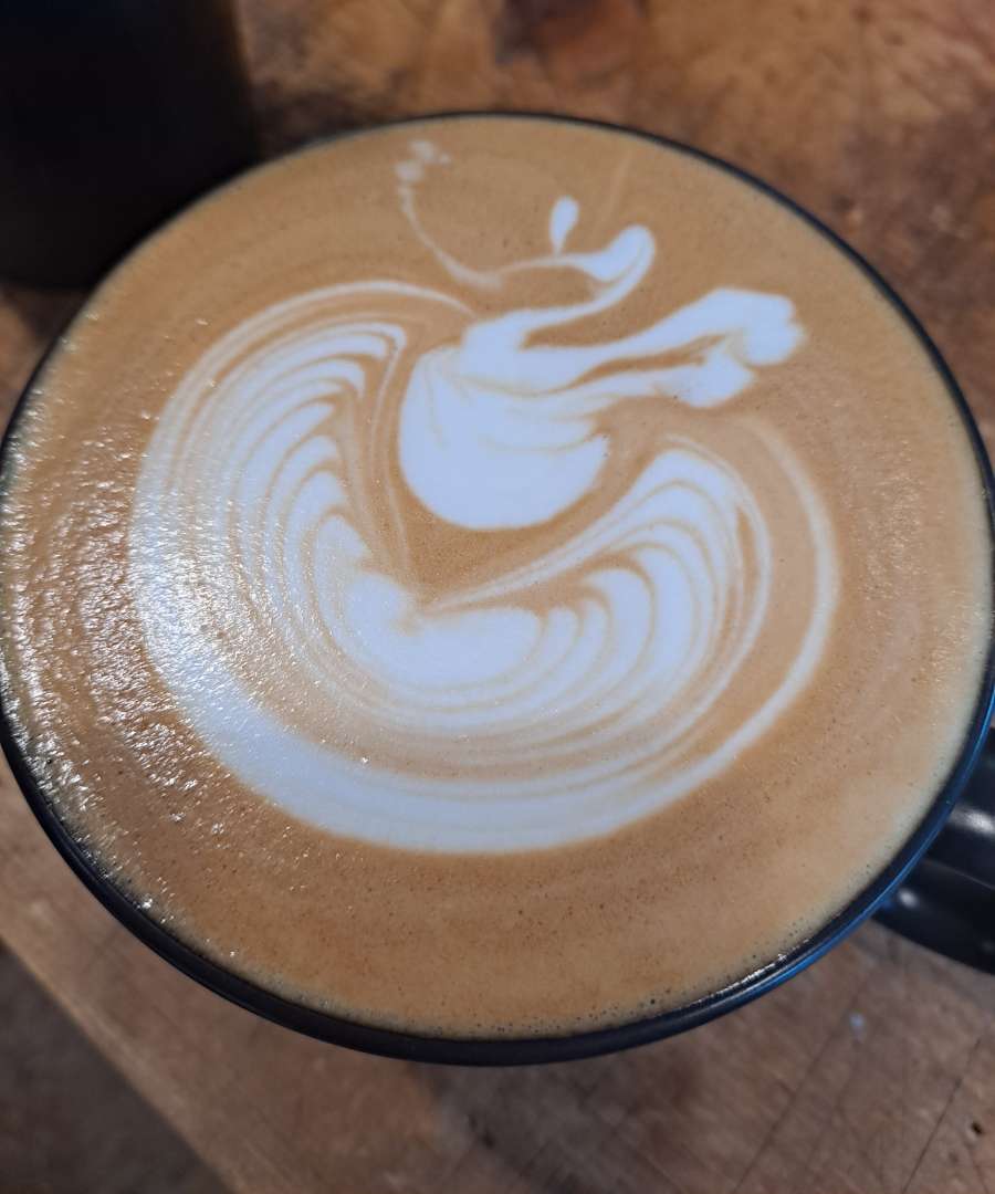 라떼아트 로제타 응용작