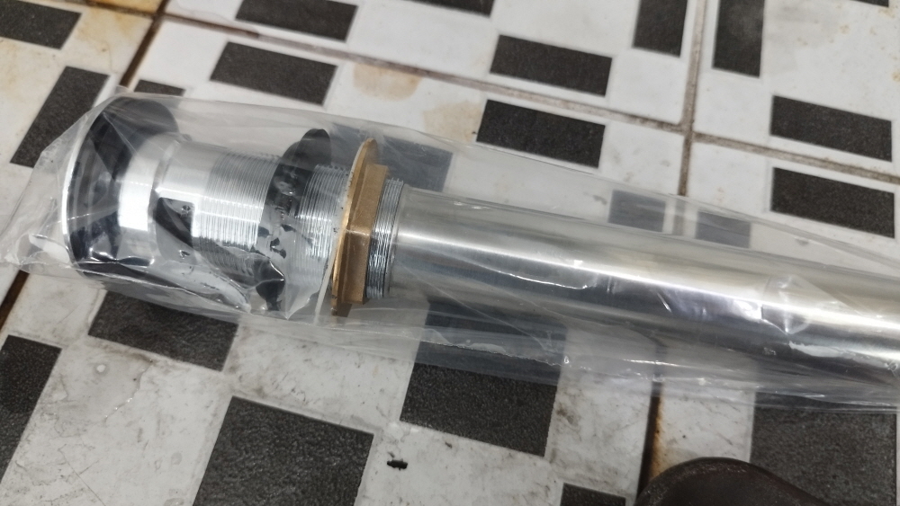 구입한 세면대 팝업과 파이프