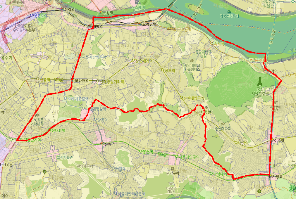 동작구 상업지역