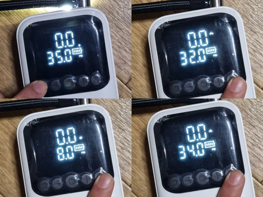 벤딕트 나노의 프리셋 설정 모드를 만지던 모습입니다.