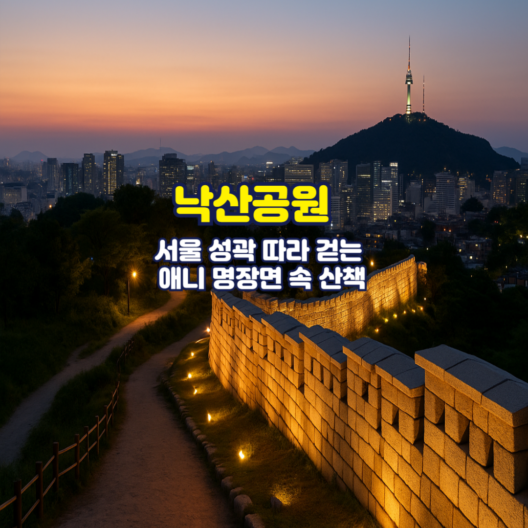 낙산공원: 서울 성곽 따라 걷는 애니 명장면 속 산책