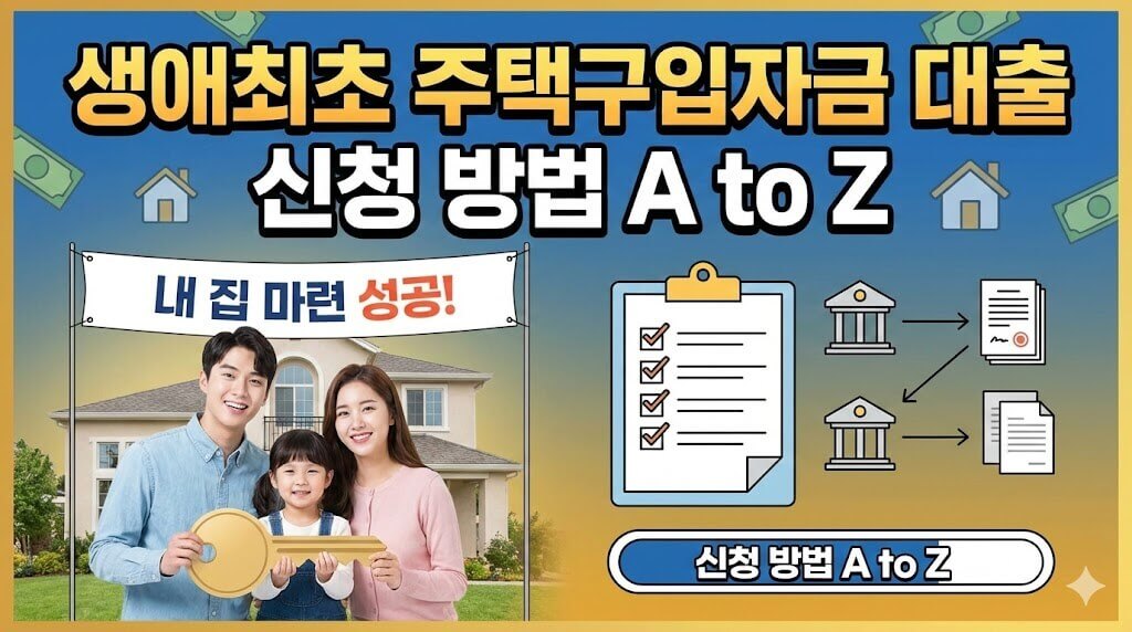 생애최초 주택구입자금 대출 신청 방법 A to Z