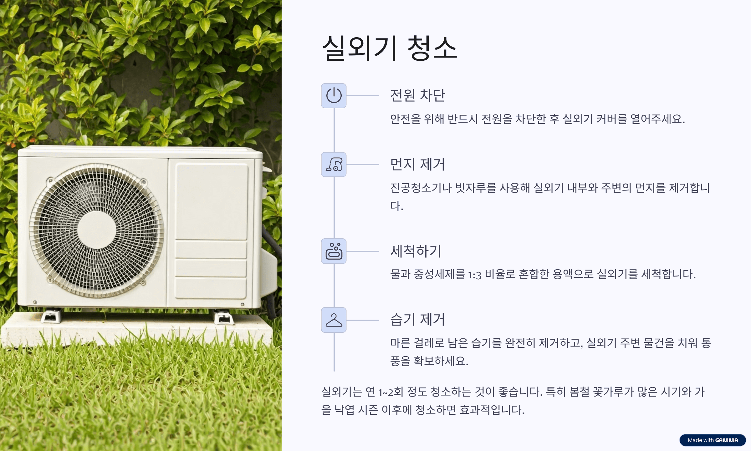 에어컨 곰팡이 냄새 제거 방법