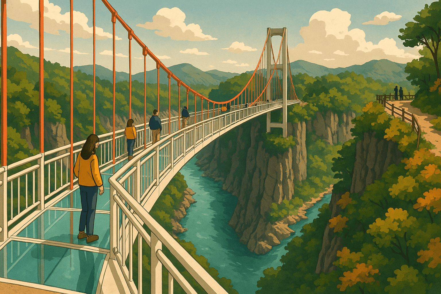 포천 한탄강 하늘다리: 절벽 위에서 즐기는 필수 풍경