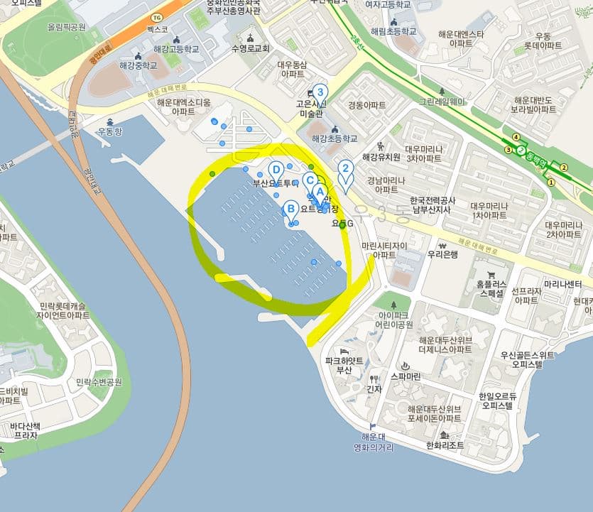 부산 광안리 요트투어 - 수영만 요트 경기장